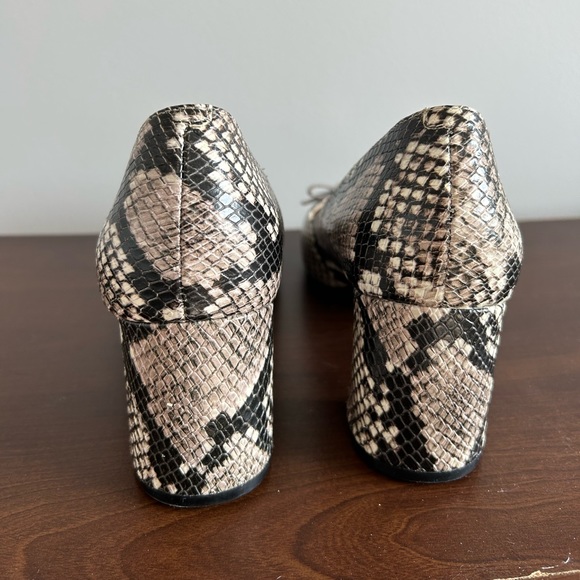 Cole Haan Snakeskin Bow Heels - Picture 2 of 4